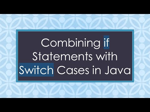 Combining if Statements with Switch Cases in Java
