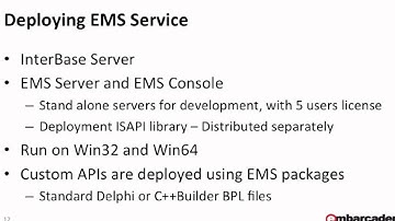 Enterprise Mobility Services: Working with SQL Databases using Object Pascal