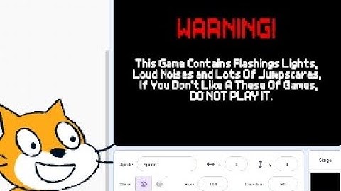 How To Make A Fnaf Fangame On Scratch: Part 1: Making The Warning