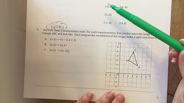 IM Geometry Unit 6 review lessons 1-8