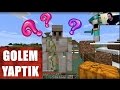 Golem Yaptık | Minecraft Türkçe Survival Multiplayer | Bölüm 19