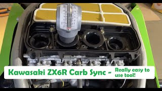 ZX6R 2001 J2 Carburetor Balancing