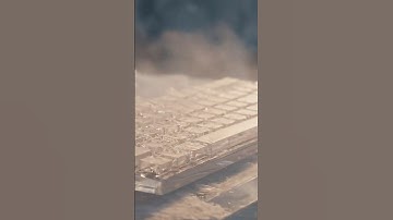 UNREAL Glass Keyboard ASMR 🤤 #asmr #satisfying #asmrsounds #keyboard #keyboardasmr #oddlysatisfying