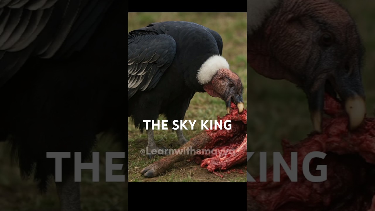 Day 9 .The sky king 👑 The Andean condor #shorts #nationalbirds #eagles