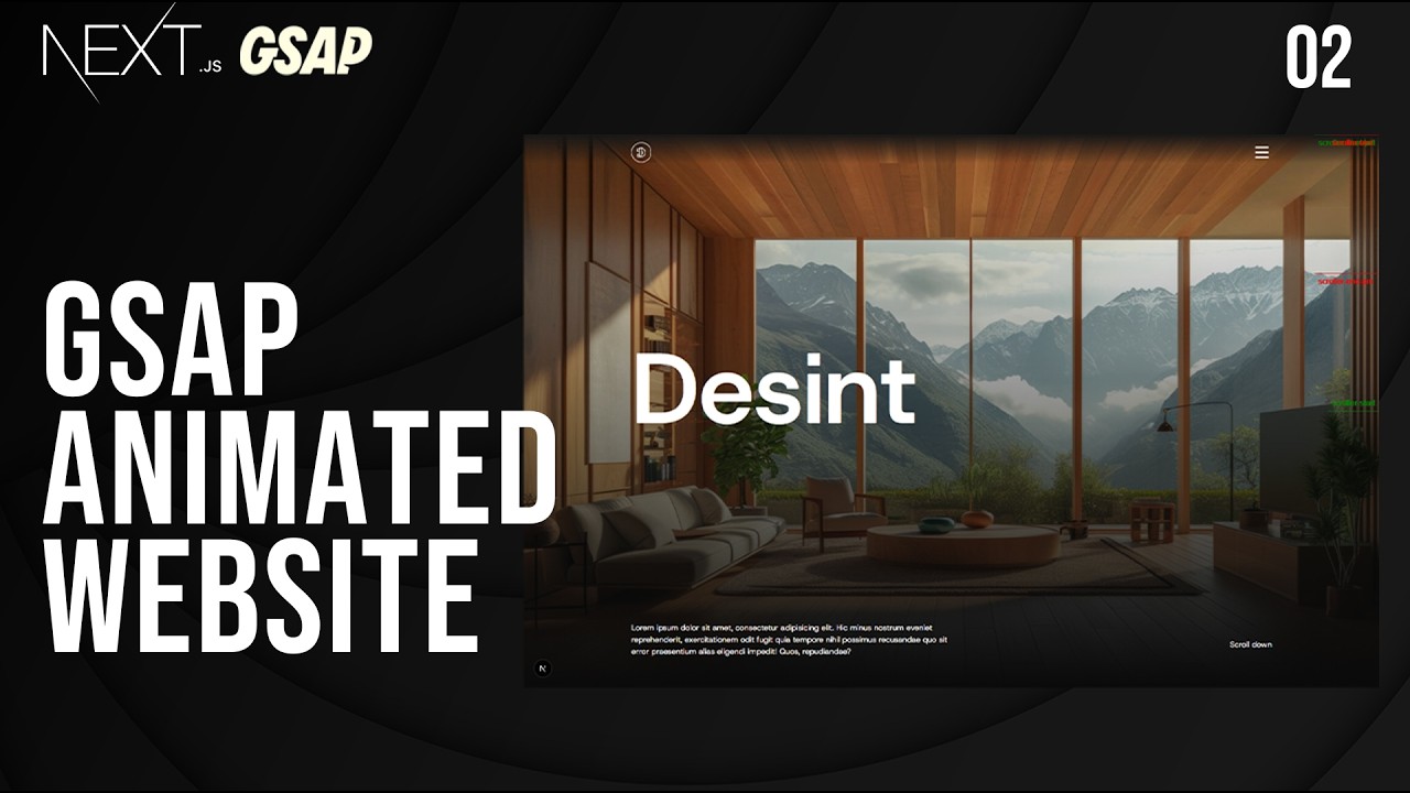 Build an Interior design website using GSAP and Next.js Part 2/3 # ...