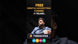 Free Digital Marketing Course in Telugu | SEO, Google Ads, SMM Full Course | ODMT-7386603165 #shorts