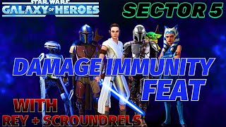 [SECTOR 5] DAMAGE IMMUNITY FEAT- SWGOH/GALACTIC CONQUESTS