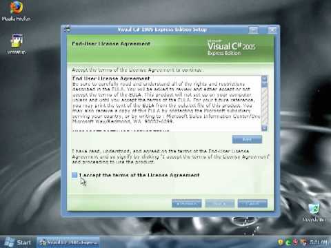 C# Beginner CrashCourse Pt. 2- 01 - Install Visual C# Express Edition