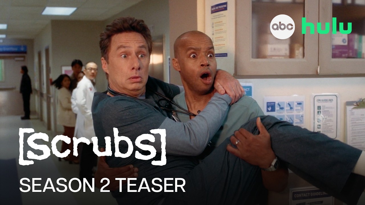 Here’s your first look at the new season of #Scrubs, premiering Sept 30 on ABC.