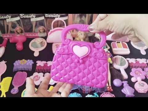 6.10 minutes most satisfying with unboxing hello kitty Barbie Dolls fashion beauty cosmetics toys 💄💅