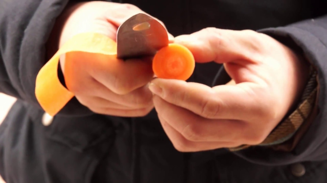 【18min】♪楽しい包丁研ぎと楽しい桂剥き♪　Joyful Knife Sharpening and Skillful Carrot Cutting!!