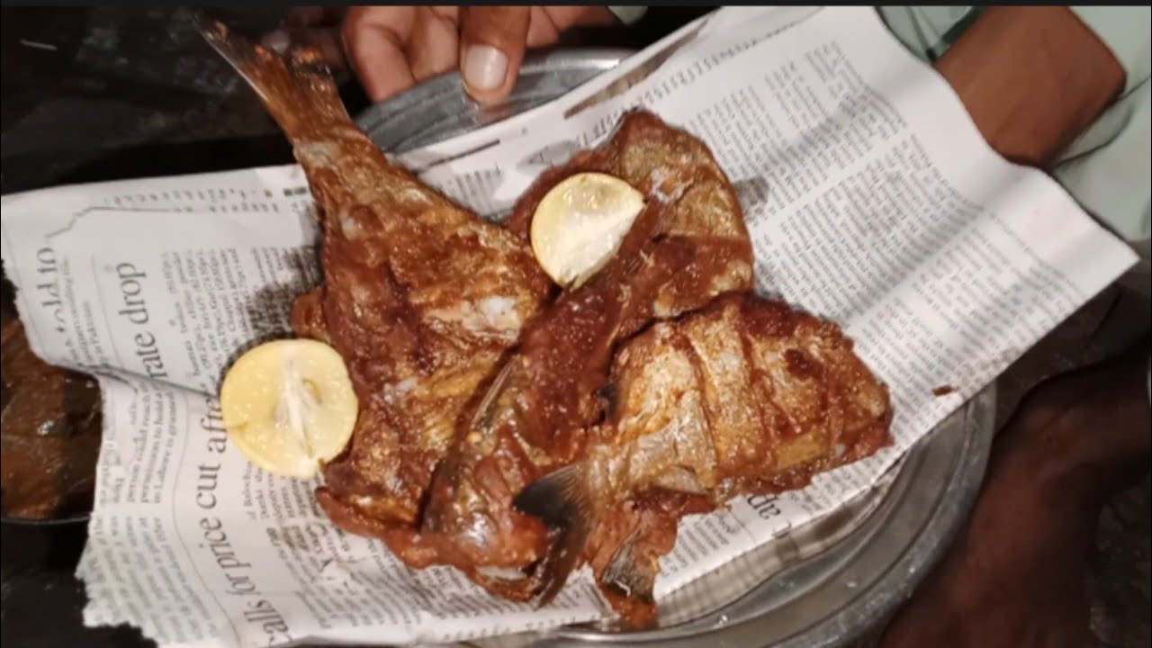 night street food in Karachi l best grilled fish at blowfish l seafood