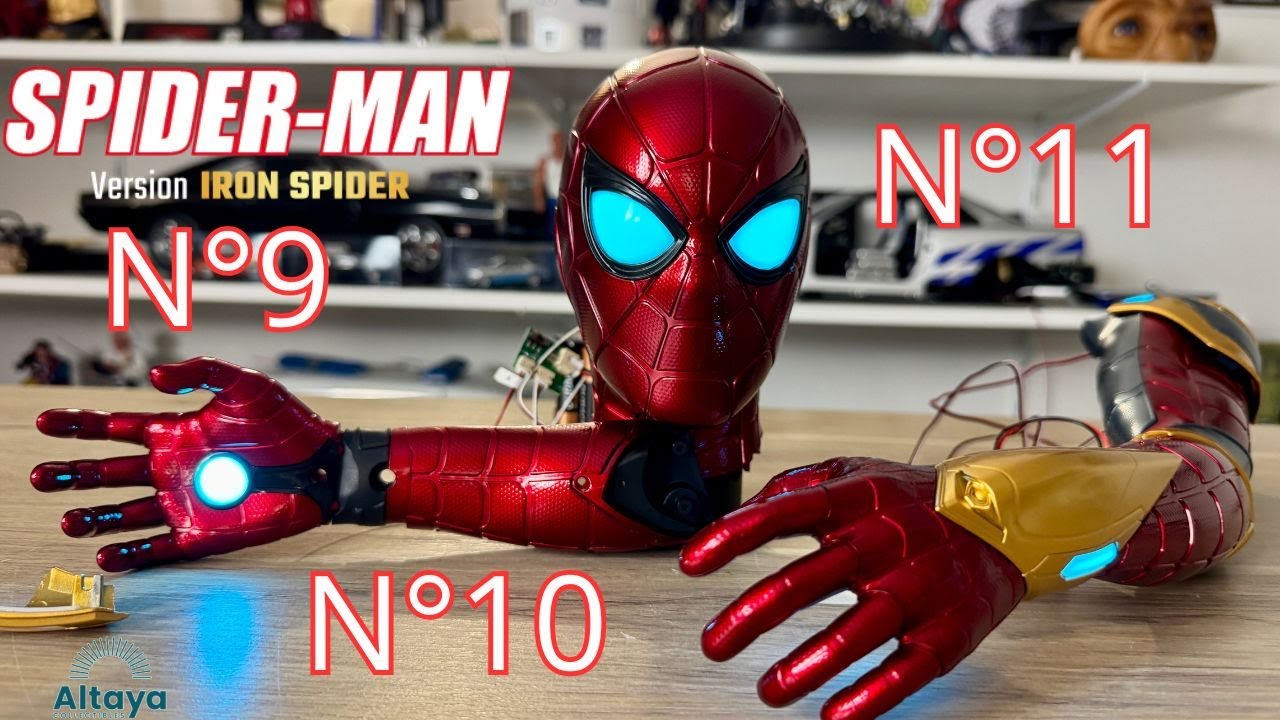 SPIDERMAN IRON-SPIDER ALTAYA pack #1-4 only! Scale 1/2 EUR 61,00 - FR