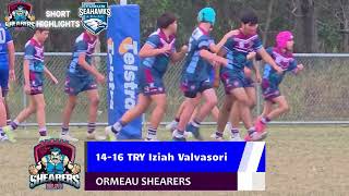 2026 U13s Div3 Semifinal: Ormeau Shearers vs Tugun Seahawks 28-16