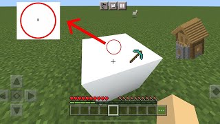 Placing the Smallest Block Ever in Minecraft PE