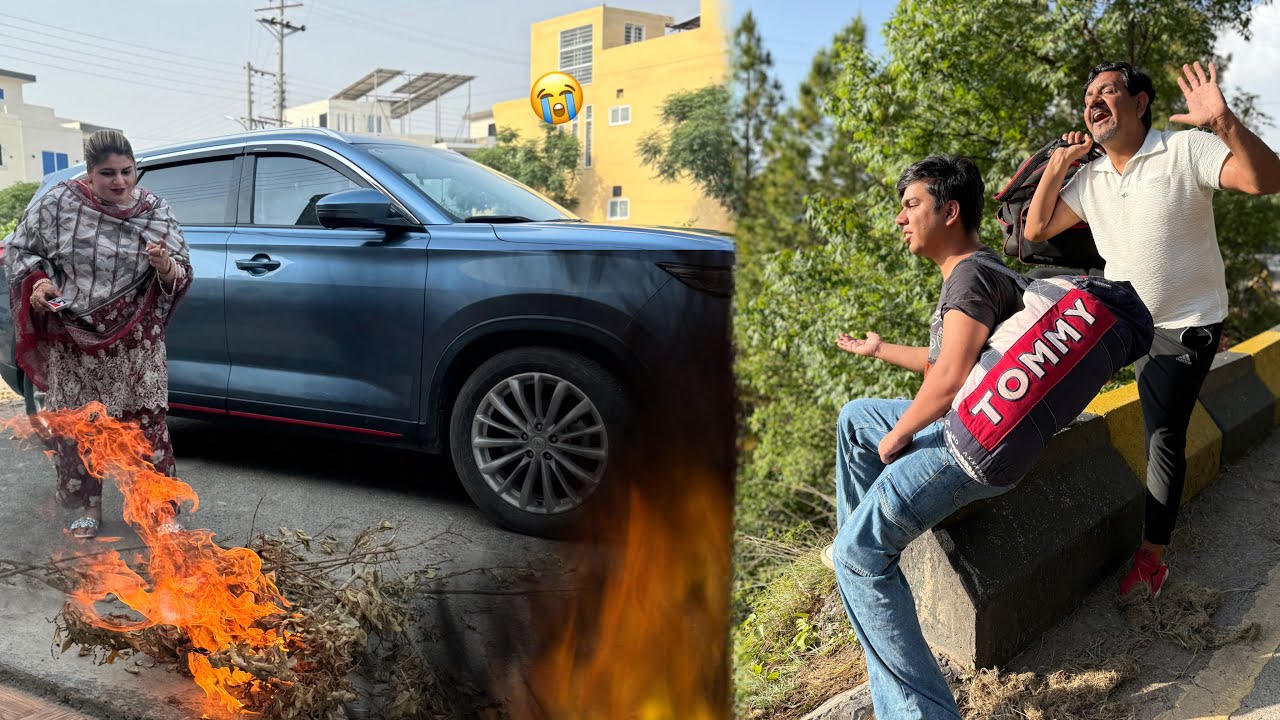 Mami Ny New Car Ko Agg Laga Di 😭 Humna Apna Ghr Chor Dia 😰