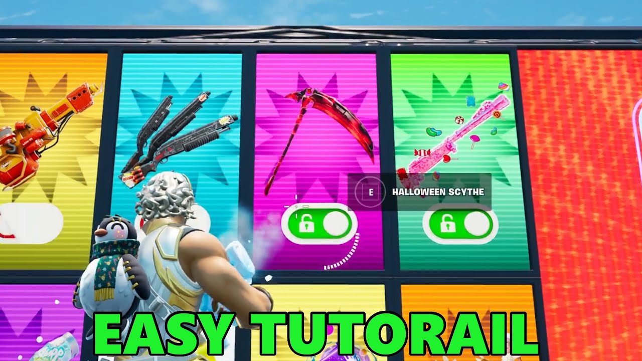 HALLOWEEN SCYTHE LOCATIONS LOCATIONS | SUPER RED VS BLUE 2786-2114-8349 FORTNITE