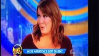 The View mocks Miss Colorado and her monologue, Joy Behar asked about
