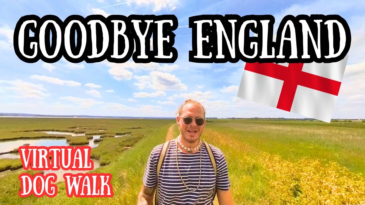 🏴󠁧󠁢󠁥󠁮󠁧󠁿 Isle of Sheppey Coastal Walk | Harty Ferry | Last Walk in England | Virtual 4K 360 Dog Walk