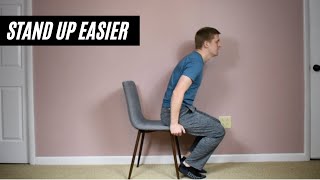 Stand Up Easier After Knee Replacement