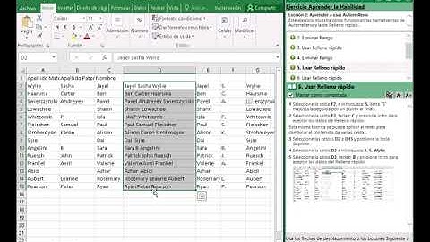 jasper excel2016 core L2E8 autorelleno y relleno rapido