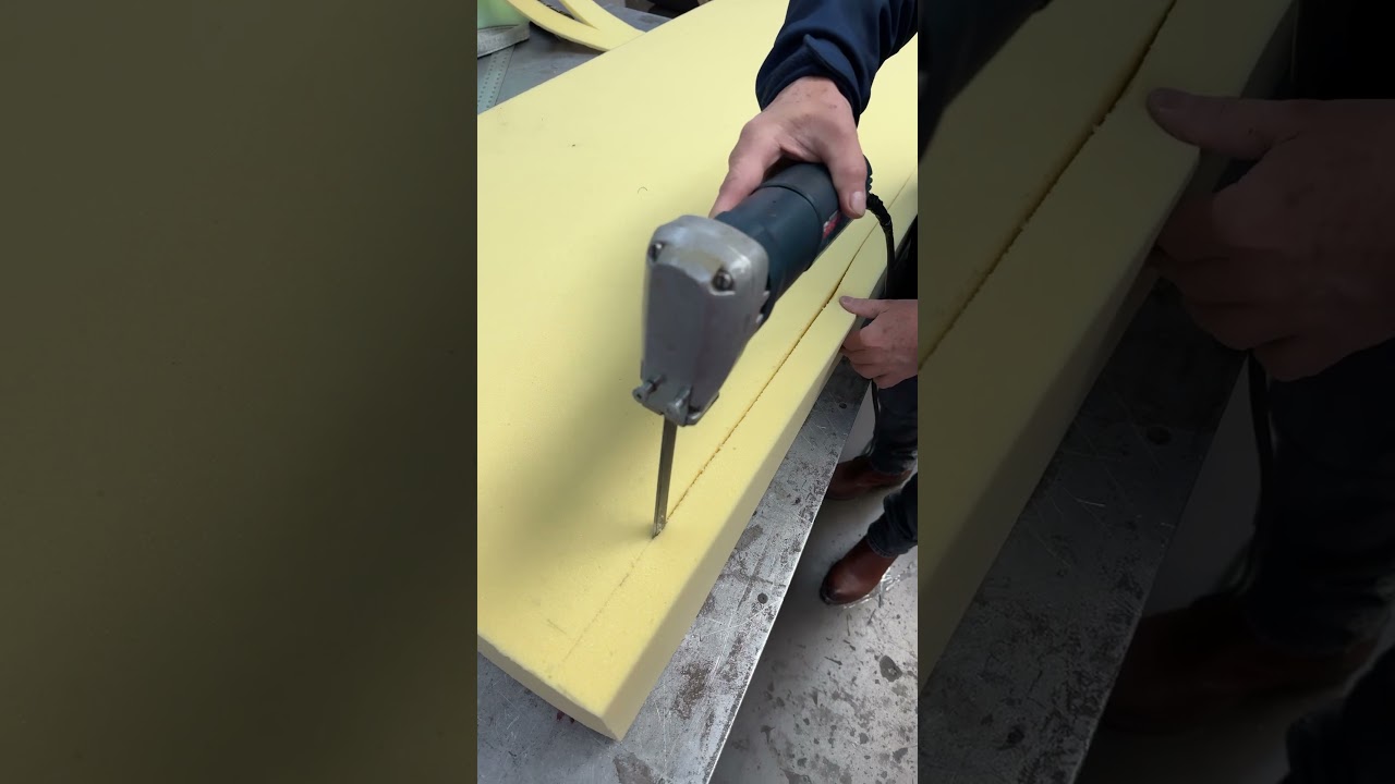 How to cut foam for dining room chair