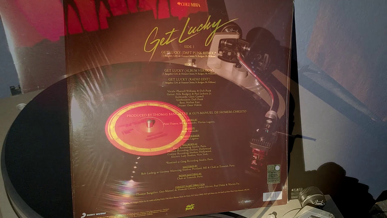 Daft Punk Get Lucky Remix Vinyl