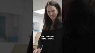 Laura helps our clients select all of the finishes.