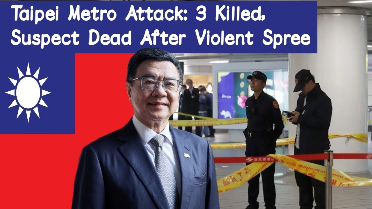Taipei Metro Attack: 3 Killed, Suspect Dead After Violent Spree