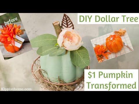 DIY Fall Decor | Pumpkin Painting Ideas {Dollar Tree}