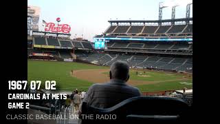 1967 07 02 Cardinals at Mets Game 2