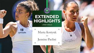 MESMERISING display! 🔥 | Marta Kostyuk v Jasmine Paolini | Extended Highlights | Wimbledon 2026