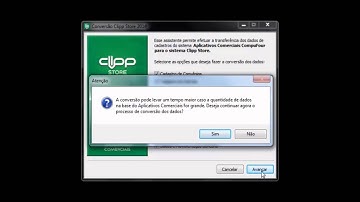 Convertendo dados do Aplicativos Comerciais para o Clipp Store - Clipp Store 2014