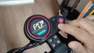 Accessing Kaabo Skywalker 10H advanced (P) settings