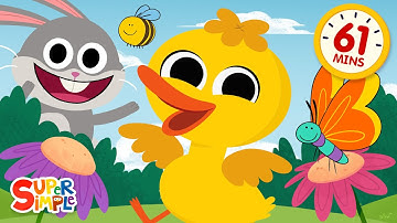 If I Were A Duck + More | Sweet and Simple Kids Songs for Spring! | Super Simple Songs