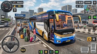 City Bus Drive Simulator - リアルコーチ・マスターバスゲーム - Androidゲームプレイ screenshot 3