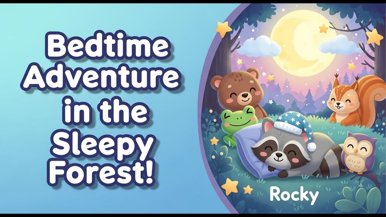 Rocky’s Sleepy Forest Adventure – A Calm Bedtime Story for Kids - YouTube
