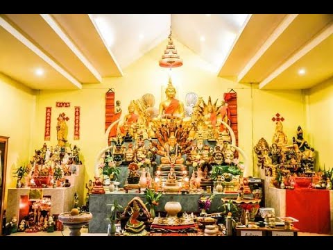 บูชาปู่ฤๅษีนาคราช  ปู่เจ้าบาดาล เทพเจ้าแห่งกาญจนบุรี  สร้างสรรค์ผลงานโดย ครูขวัญชัย พิพัฒน์พงษ์ ศรีค