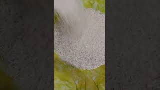Pouring rice grains