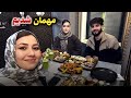 مهمان کی شدیم افطاری با غذا های مزه دار