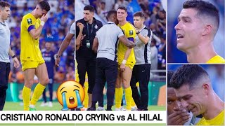 Cristiano Ronaldo 😭 Break Down in Tears after Lose vs Al Hilal in King Cup Finals