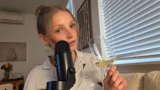 ASMR Tipsy Whisper Ramble🍷 