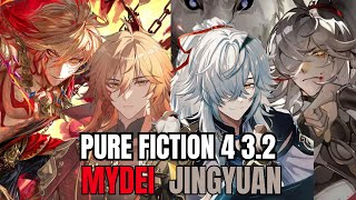 Mydei x Castorice & Jingyuan | Pure Fiction 3.2 Stage 4 | Honkai Star Rail