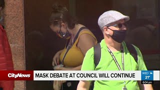 Edmonton city council to discuss masks Friday