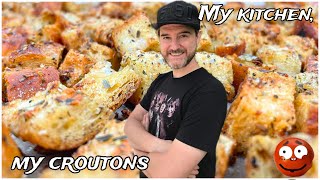 Super Crunchy Homemade Crouton Recipe