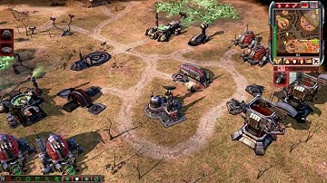 Command and Conquer 3 Tiberium Wars - NOD Part 10 - Hard - No Commentary - Play with 4070TI
