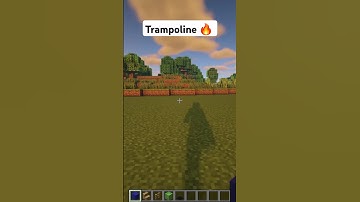How to make a Trampoline in Minecraft! #minecraft #tutorial