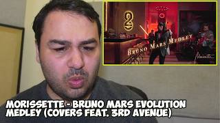 Morissette  - Bruno Mars Evolution Medley (covers feat. 3RD AVENUE) REACTION