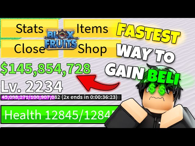 how to get money fast in blox fruits 