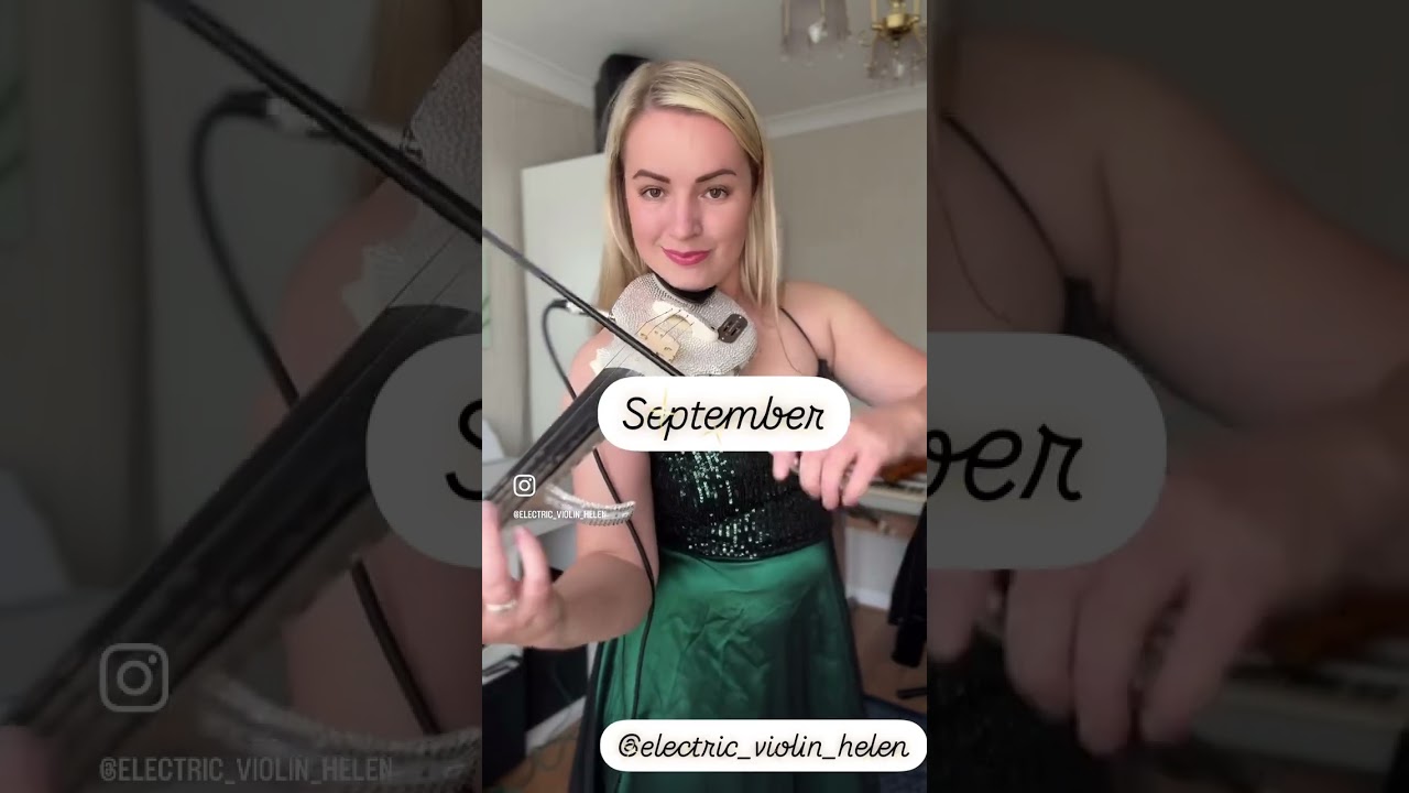 Violin cover &ldquo;September&rdquo; by Earth, Wind&Fire #popcover #electricviolin #wedding